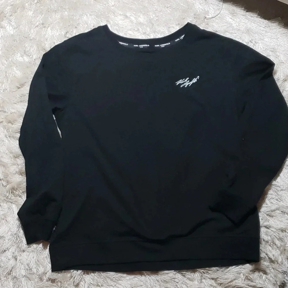 Karl Lagerfeld Paris long sleeve shirt size M - Picture 2 of 4